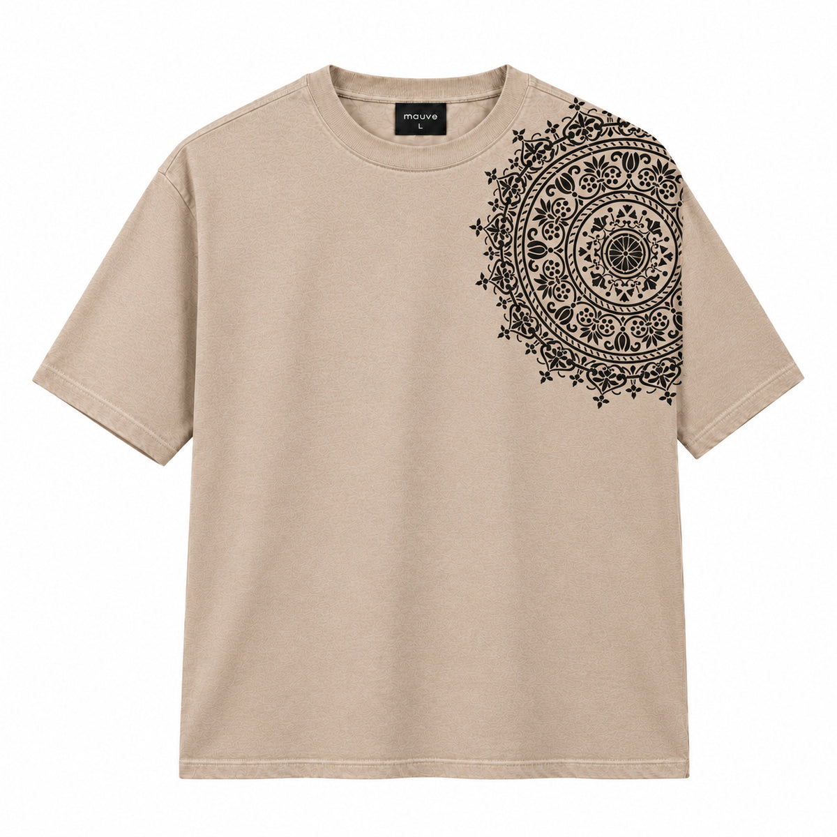 Mandala Art From Pekhawar Cotton T Shirt