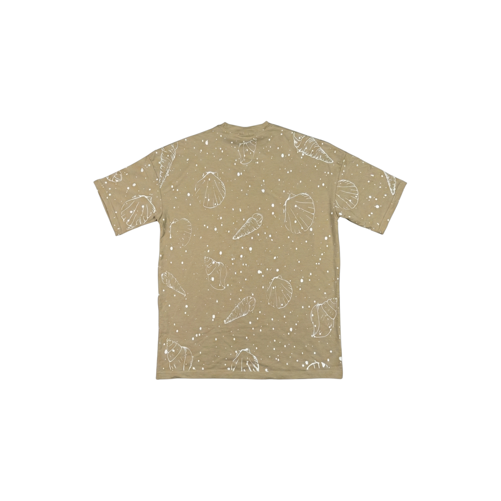 Starry whales cotton T shirt back - shabist