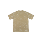 Starry whales cotton T shirt back - shabist