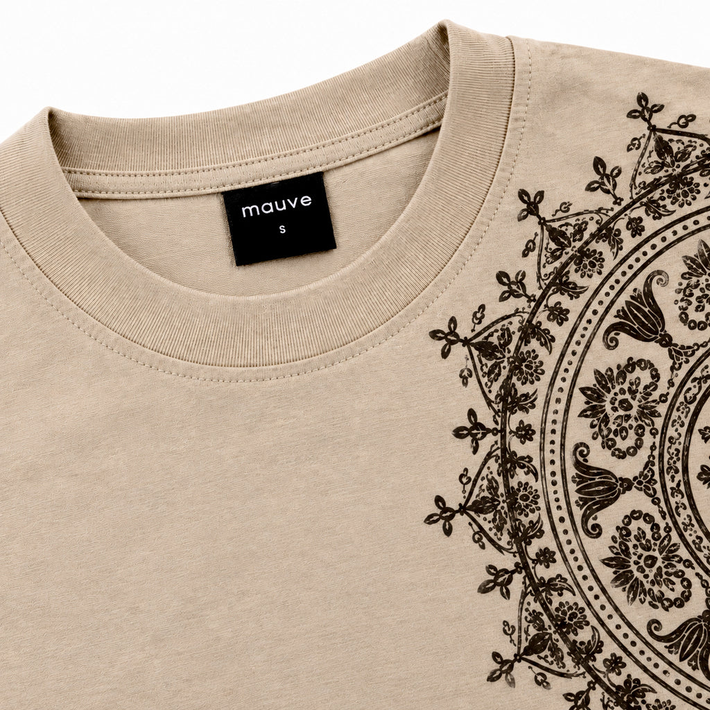 Mandala Art From Pekhawar Cotton T Shirt