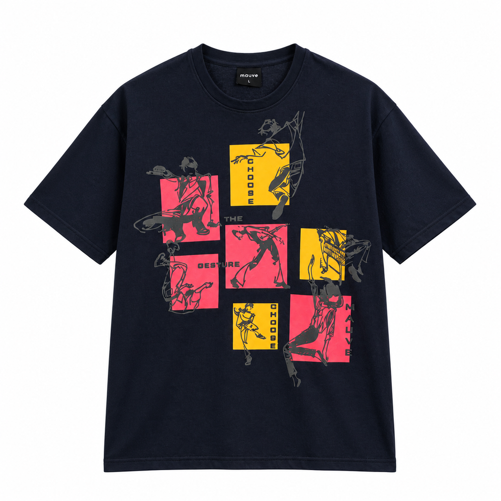Choose the gesture cotton T shirt