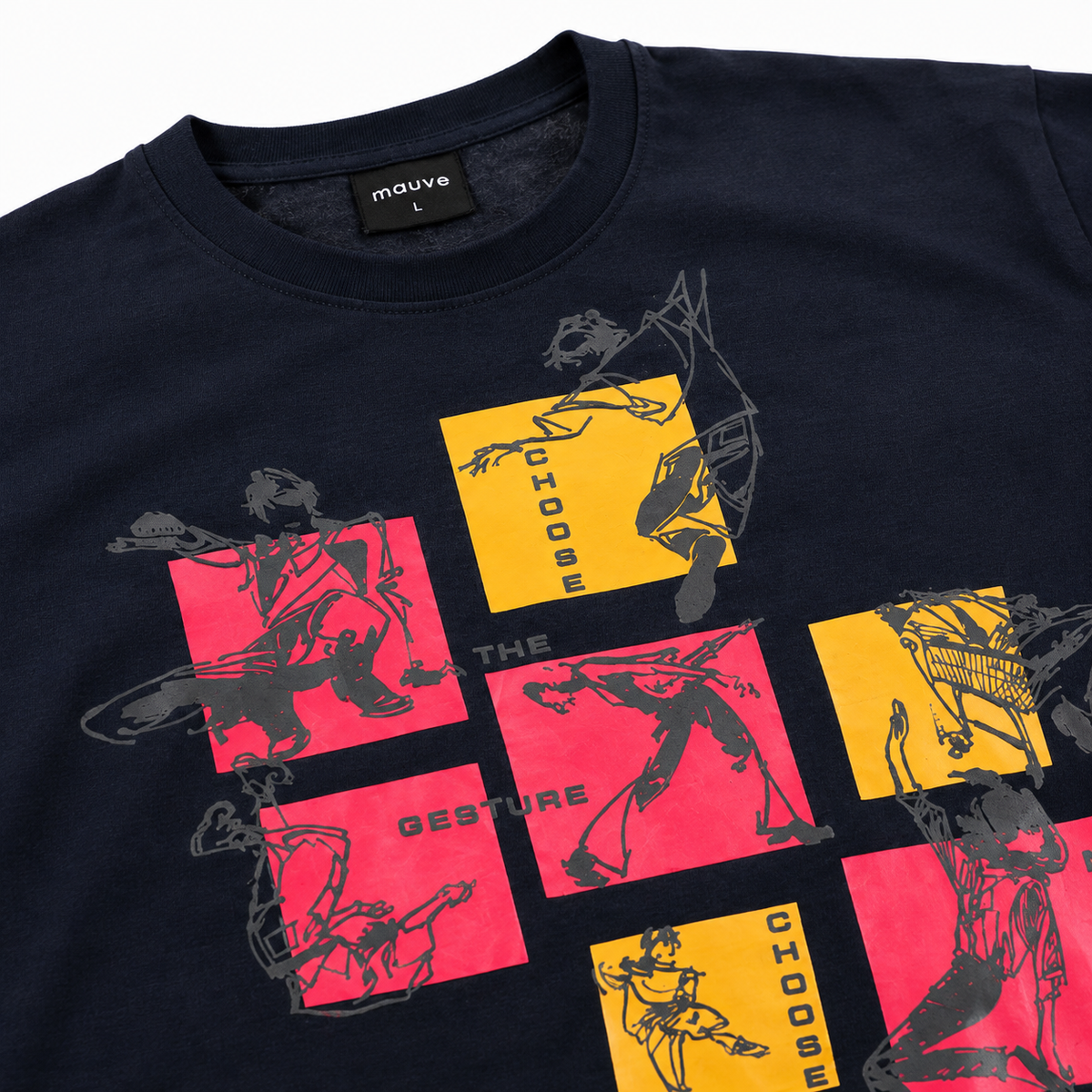 Choose the gesture cotton T shirt