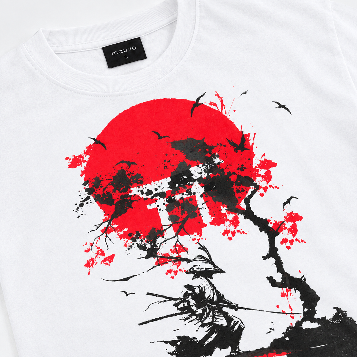 Samurai cotton T shirt