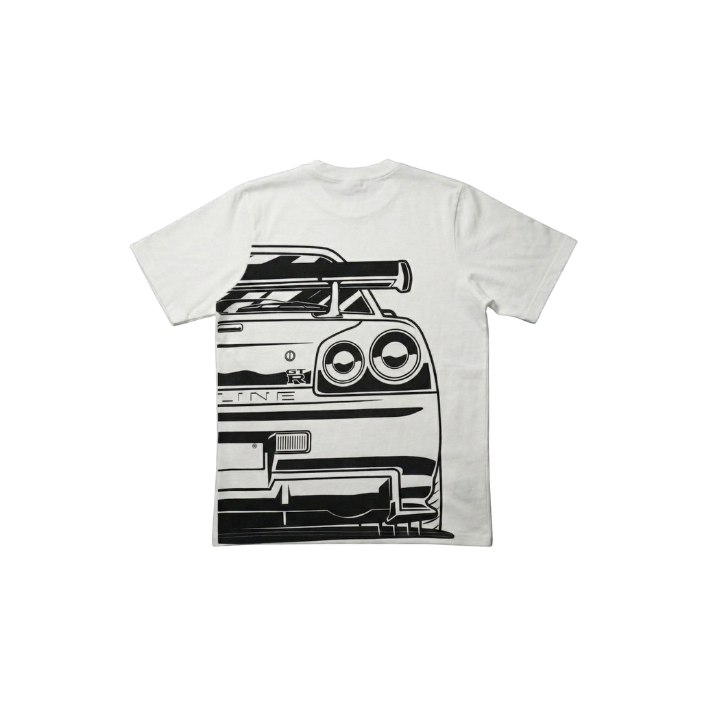 Skyline skyline R-34 GTR Cotton T Shirt - shabist