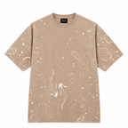 Starry whales cotton T shirt