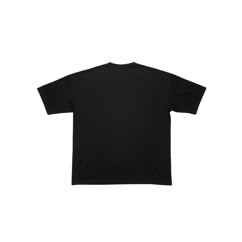 Embroided horse Cotton T Shirt back - shabist